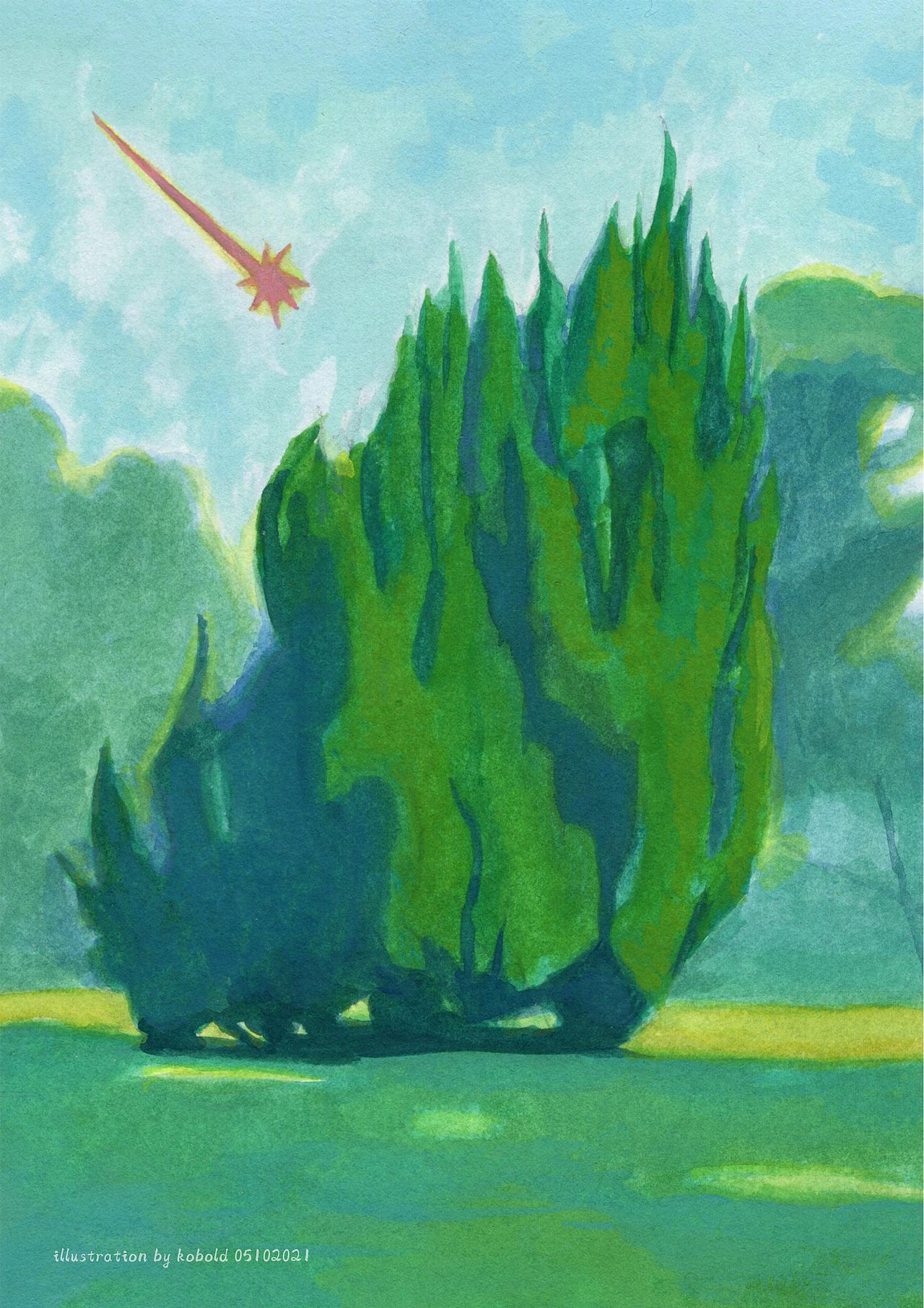 2021年的一些手绘（图ZMjkzMjgxMDky） - 创作习作 - 站酷设计师kobold_原创素材 - 站酷ZCOOL