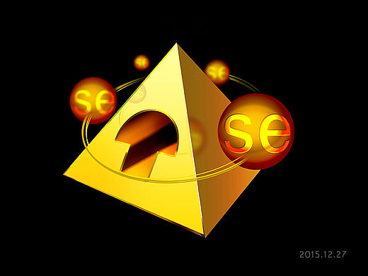 临摹开心老师的——三分钟3D金字塔