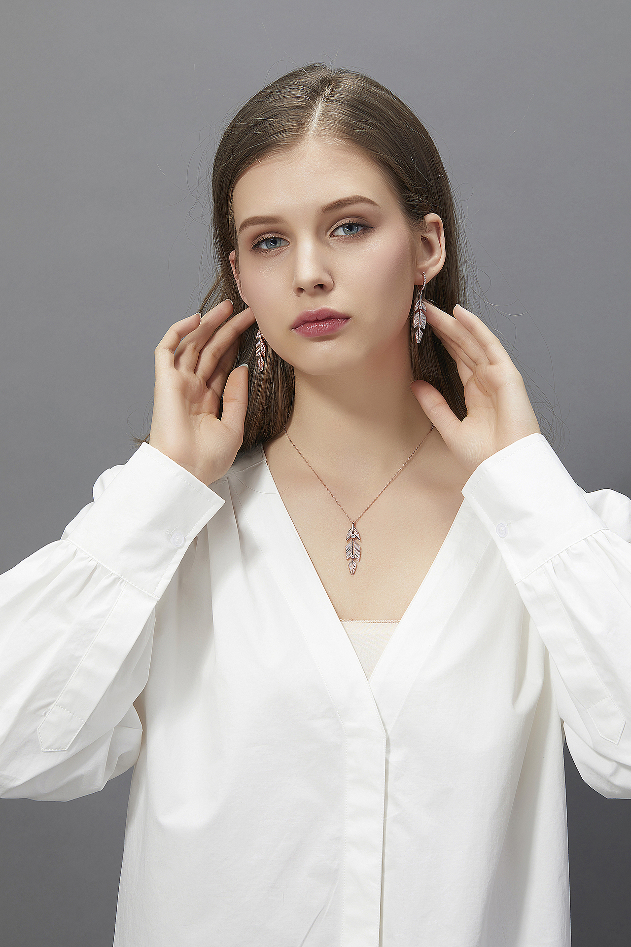 商业珠宝模特人像