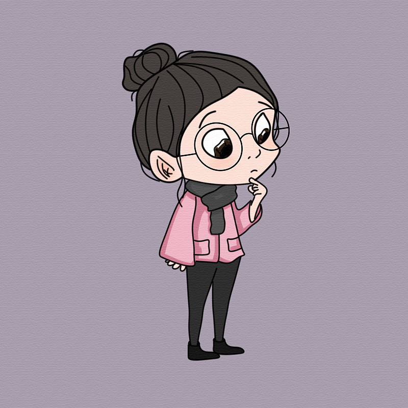 手绘练习小人画