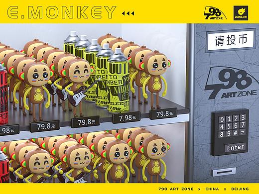 798 x E.MONKEY（個(gè)人主頁-ZNDQ3NTgwNjg=） - IP形象 - 站酷設(shè)計(jì)師Sherry雪梨梨原創(chuàng)素材 - 站酷ZCOOL