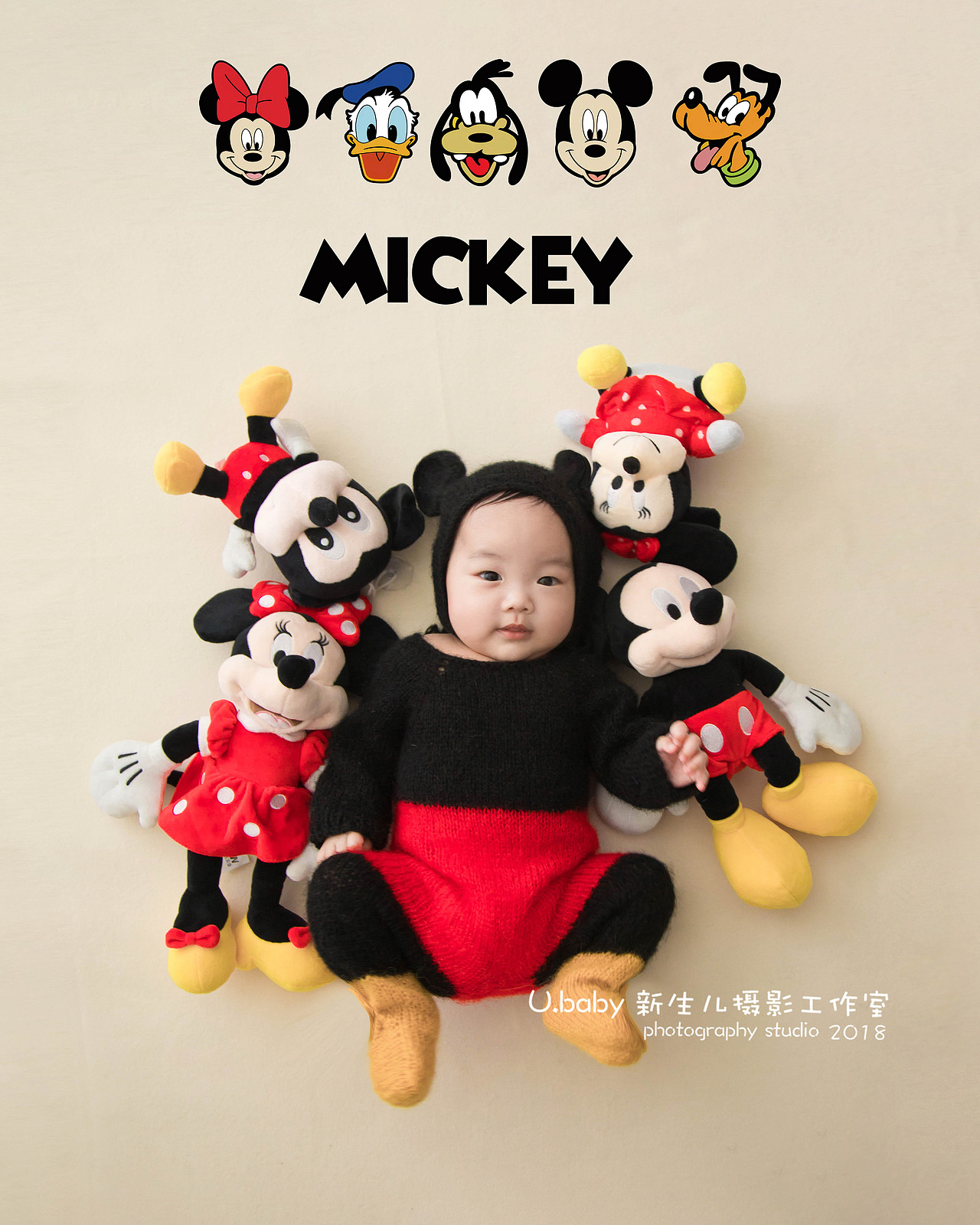 百天女孩场景服装