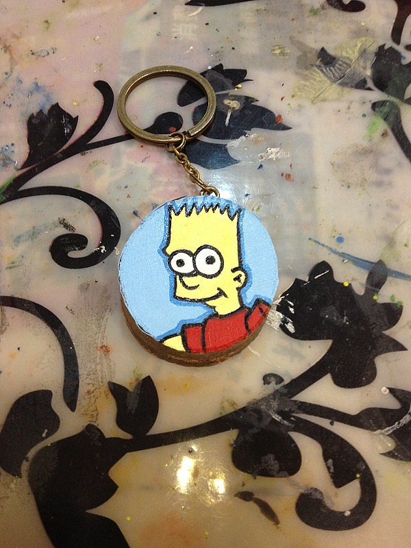 手绘钥匙牌（图ZNjMzNTE1ODQ=） - 工艺品设计 - 站酷设计师W_X_L_原创素材 - 站酷ZCOOL