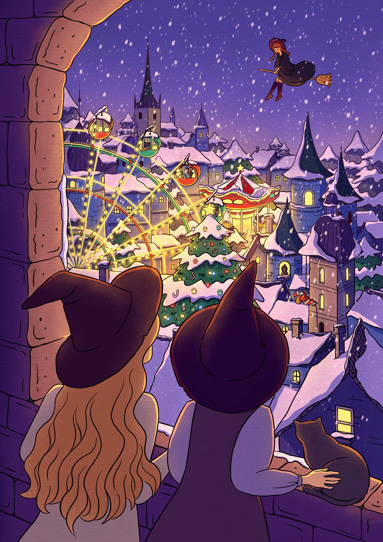 圣诞节#小镇圣诞夜merry christmas