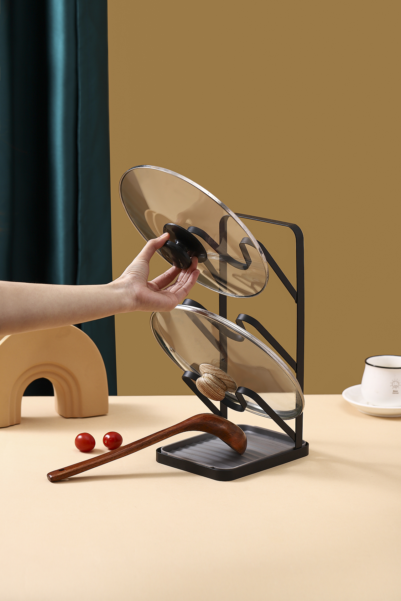 锅盖架/主图详情设计/视频拍摄