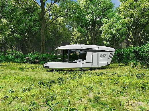 太空舱民宿三维动画制作