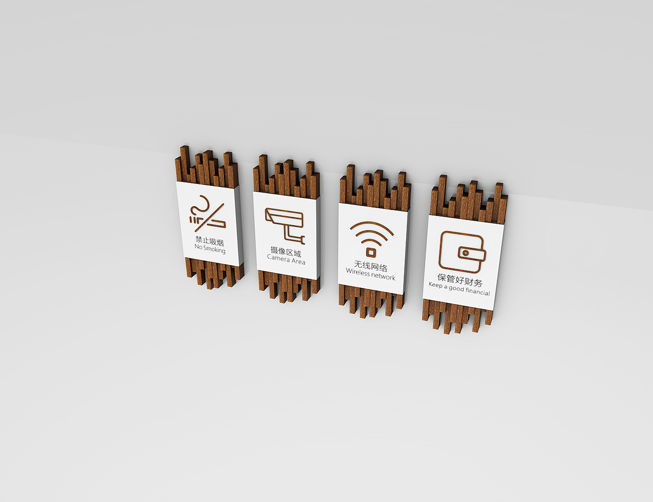 某科技公司导视系统设计方案（图ZMTI1OTI1NTEy） - 商业空间设计 - 站酷设计师蓝色的榴莲原创素材 - 站酷ZCOOL