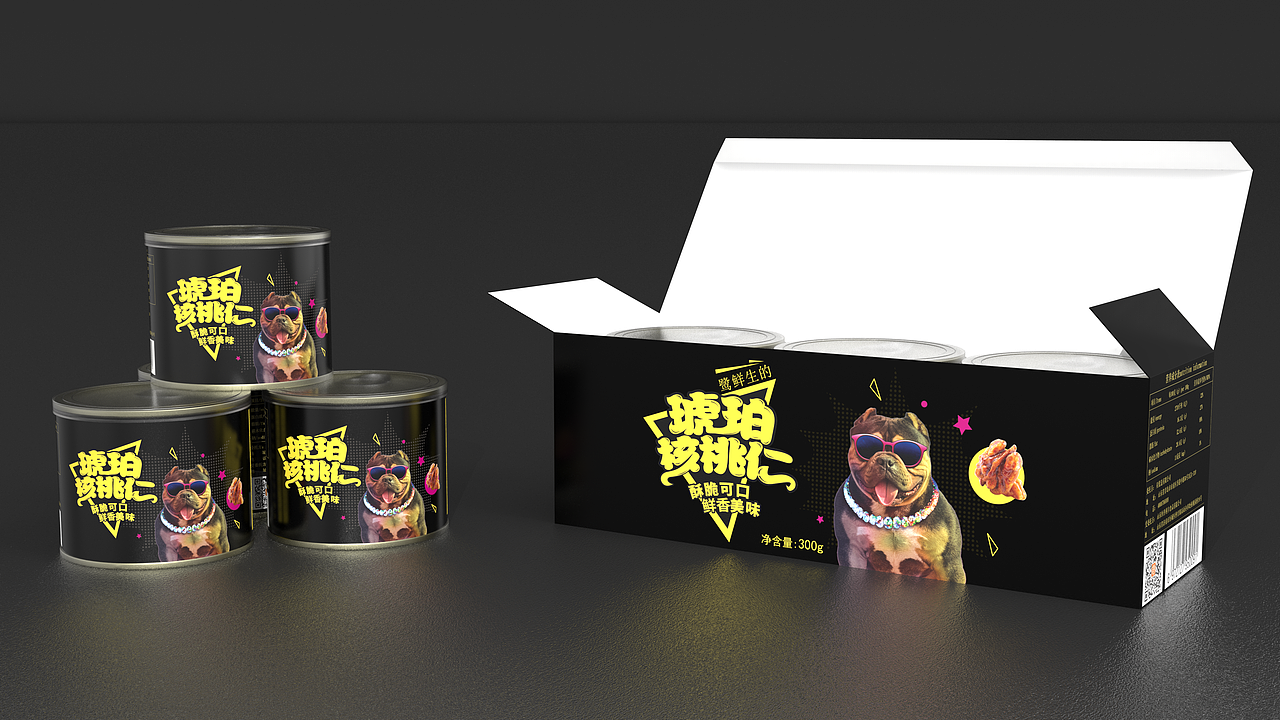 鹭鲜生琥珀核桃仁包装设计