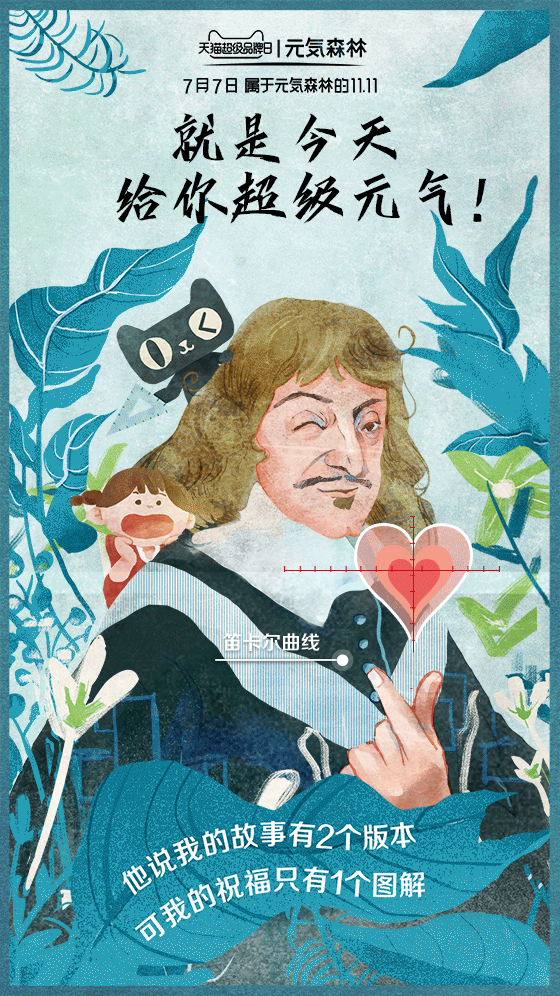天猫x元气森林 超级品牌日高考海报(图ZMjE3NDIzMzQ0) - 商业插画 - 站酷设计师楚子chuz原创素材 - 站酷ZCOOL