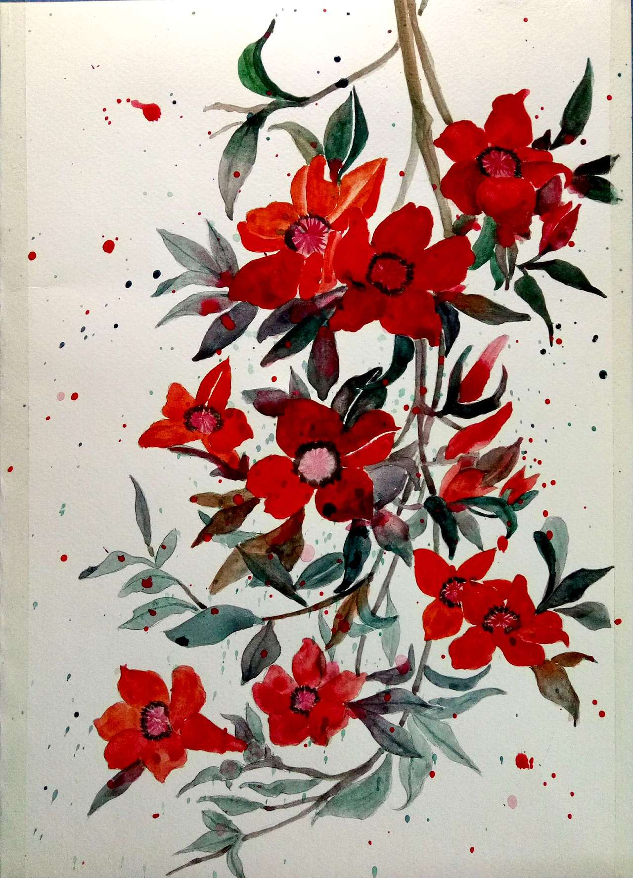 水彩手绘（图ZNTk0MDUwOTY=） - 创作习作 - 站酷设计师甲甲玲原创素材 - 站酷ZCOOL