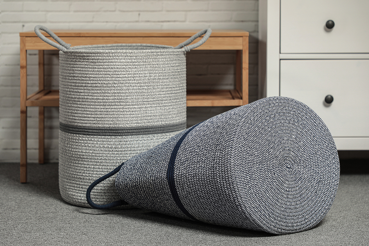 电商摄影| 棉绳筐/收纳筐/家居收纳