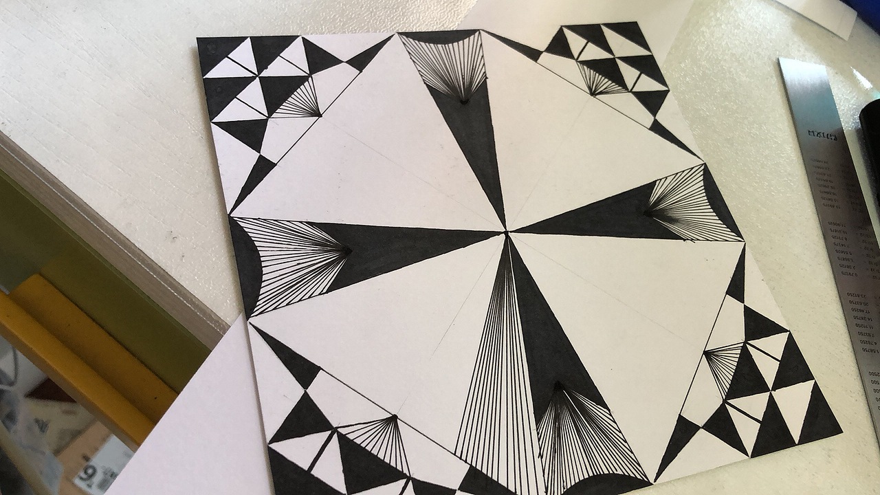 平面构成手绘作业