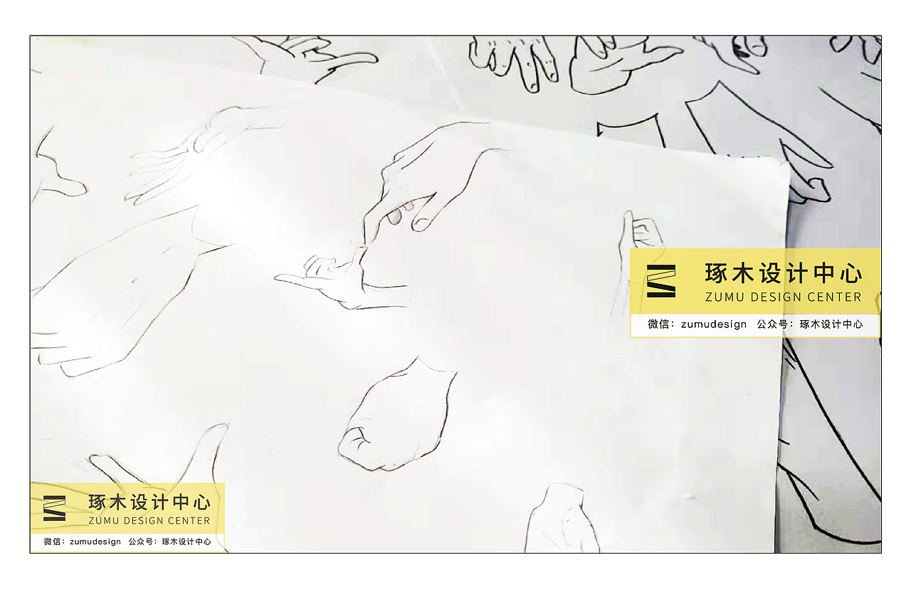 交互设计手绘作品，产品设计手绘，交互设计考研