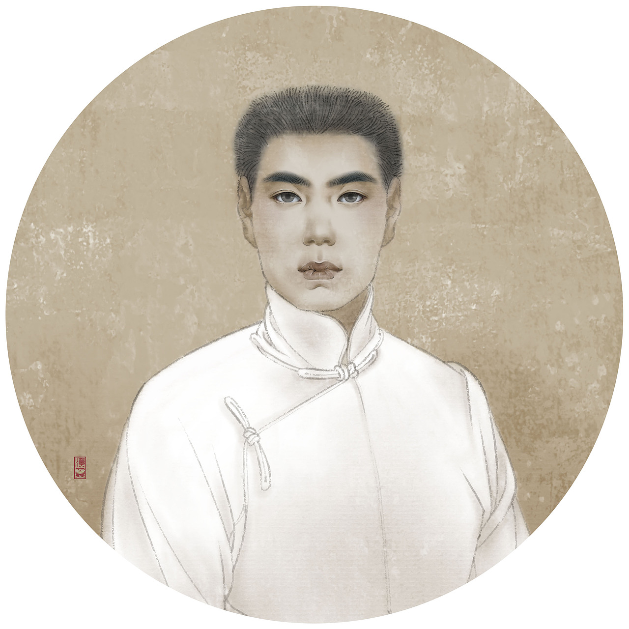 头像练习-面壁十年图破壁，难酬蹈海亦英雄（图ZMTA5NTkyMDM2） - 创作习作 - 站酷设计师TomatoAta原创素材 - 站酷ZCOOL