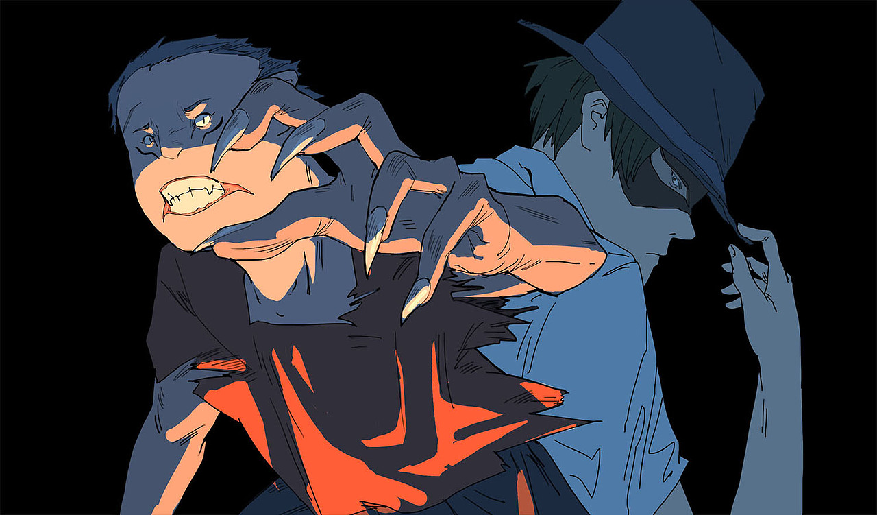 【原创漫画】《化兽》+《驱魔人》（图ZMjAwNjQ2MDMy） - 短篇/格漫 - 站酷设计师TAZI黄衣大食原创素材 - 站酷ZCOOL