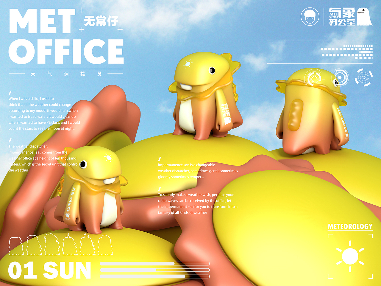 气象办公室【无常仔】潮玩设计