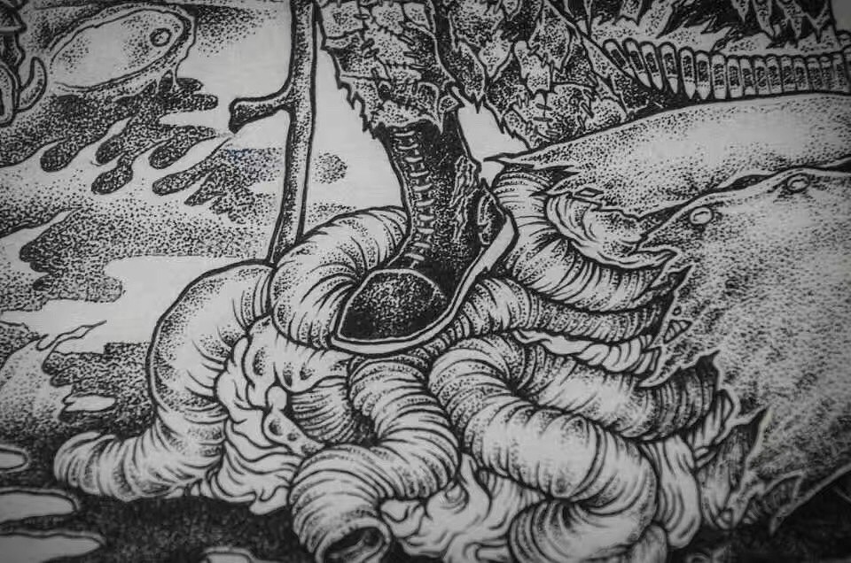 crustpunk专辑封面插画