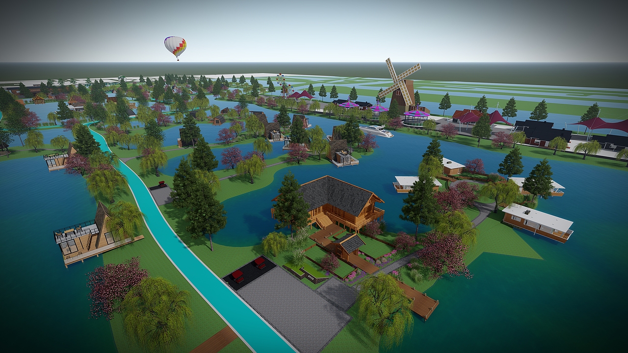 湿地旅游区（图ZMjIzODgxNjAw） - 景观设计 - 站酷设计师市井小四原创素材 - 站酷ZCOOL