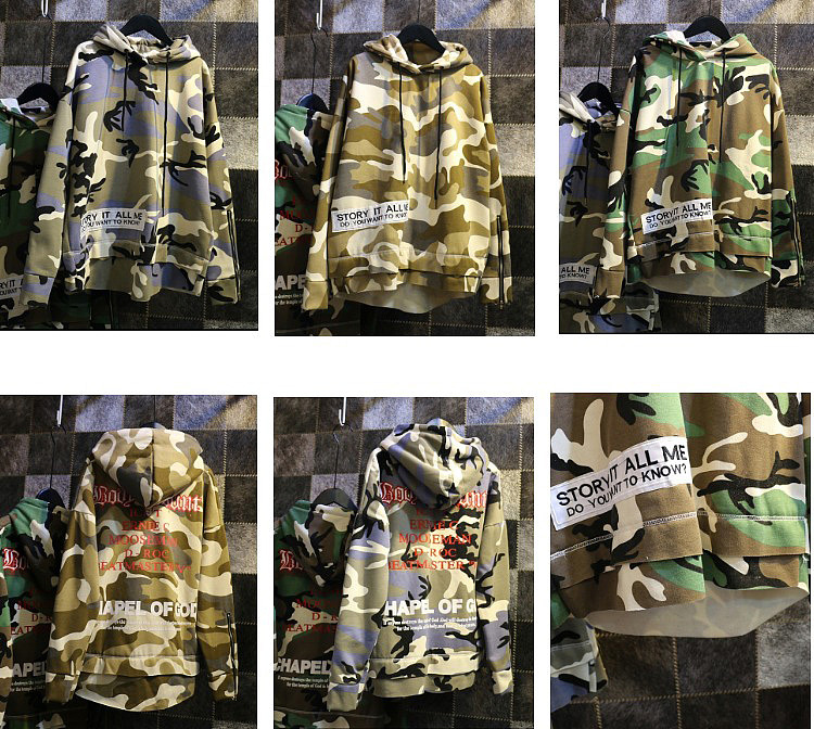 潮牌连帽卫衣BF