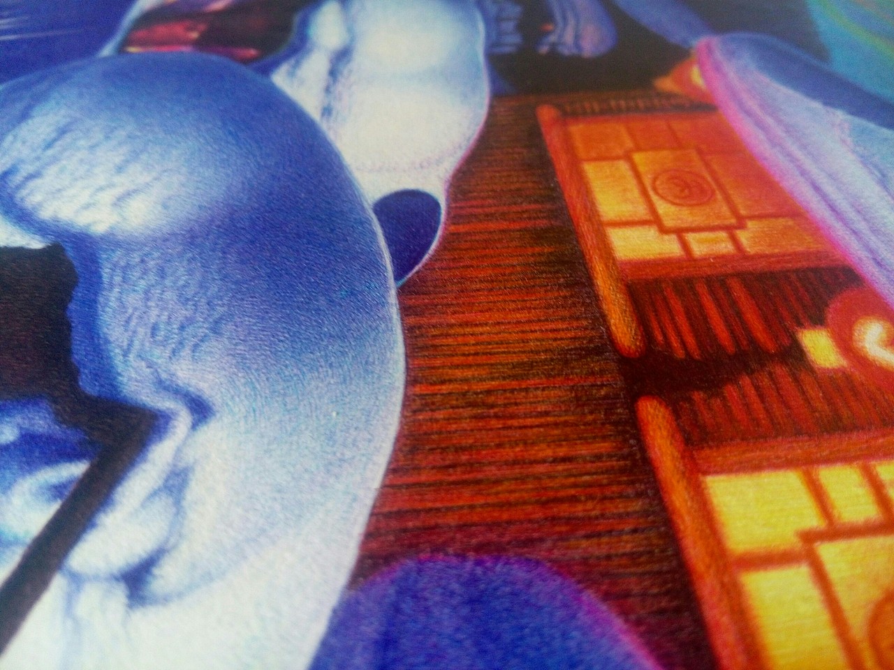 《瑞雪兆丰年》圆珠笔画（图ZNzM3NjkxNDQ=） - 绘画 - 站酷设计师Faine6原创素材 - 站酷ZCOOL