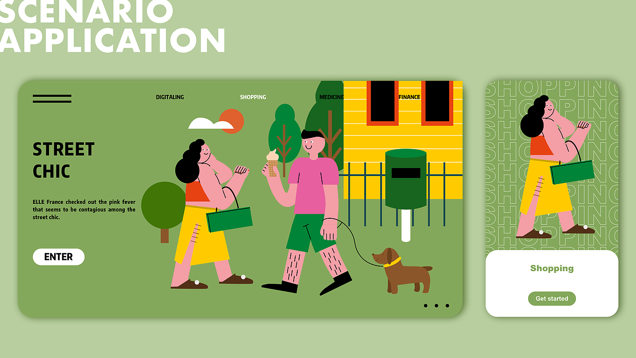 澳大妮 | 2020扁平人物插画设计