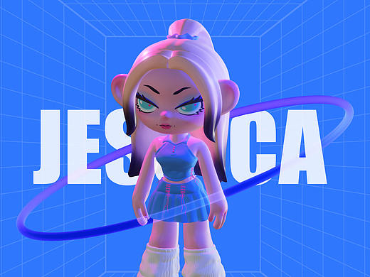JESSICA形象IP设计-潮玩设计