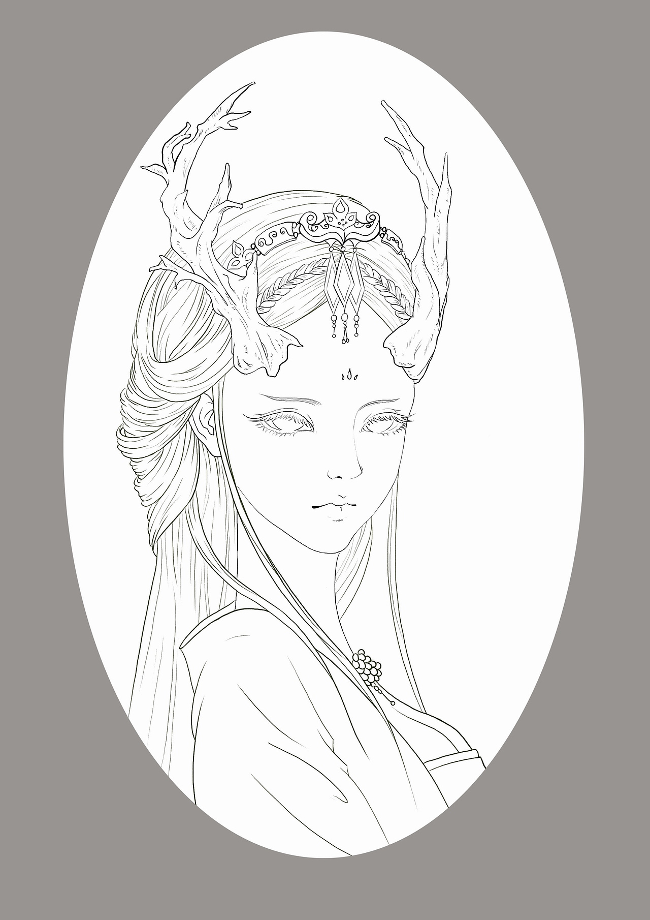 临摹学习。（图ZMjA0MjY3NjIw） - 艺术插画 - 站酷设计师杉狐一白原创素材 - 站酷ZCOOL