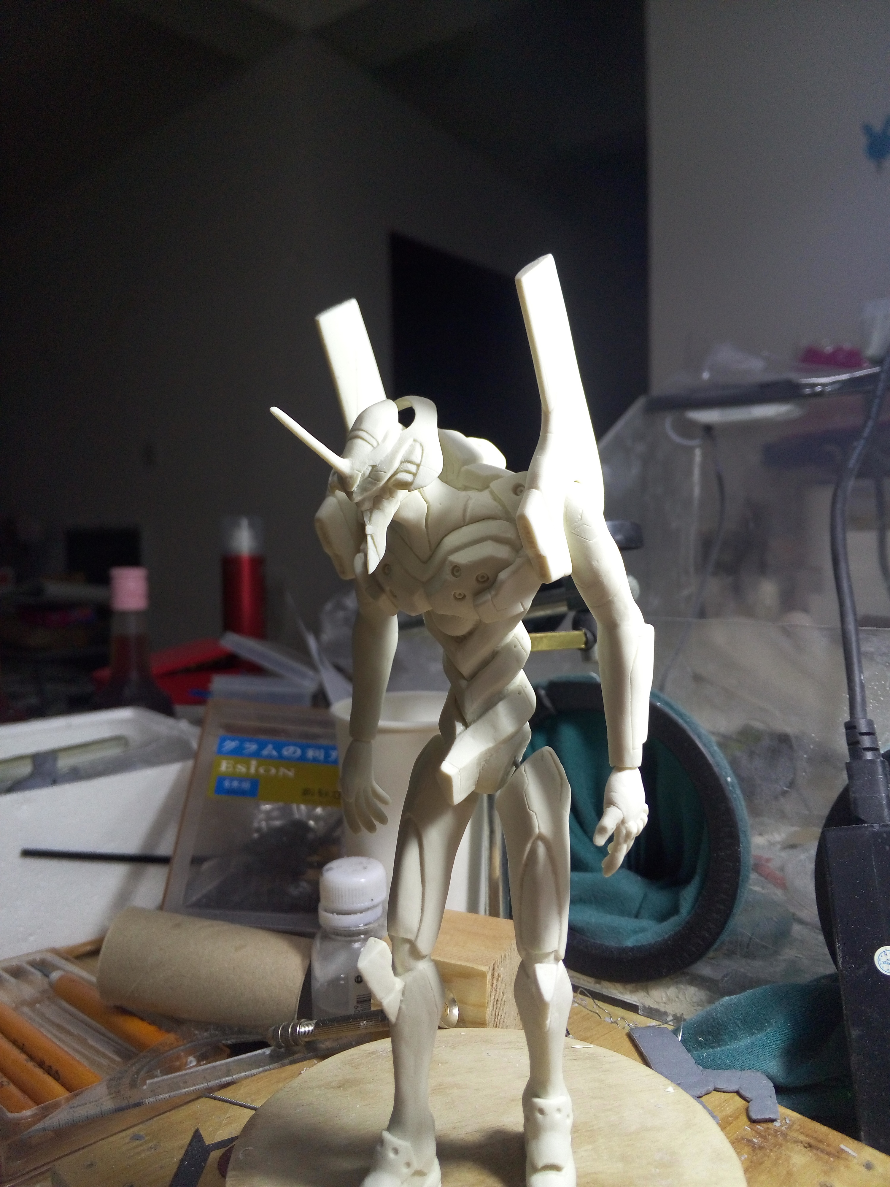 eva初号机制作|手工艺|手办/模玩|12315dytt - 原创作品 - 站酷