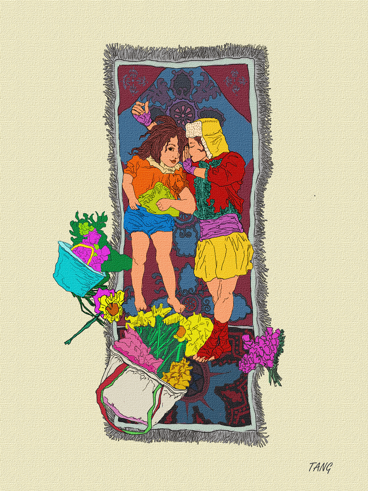 魔毯|插画|绘本|勤劳的小蜜蜂之父_原创作品-站酷zcool