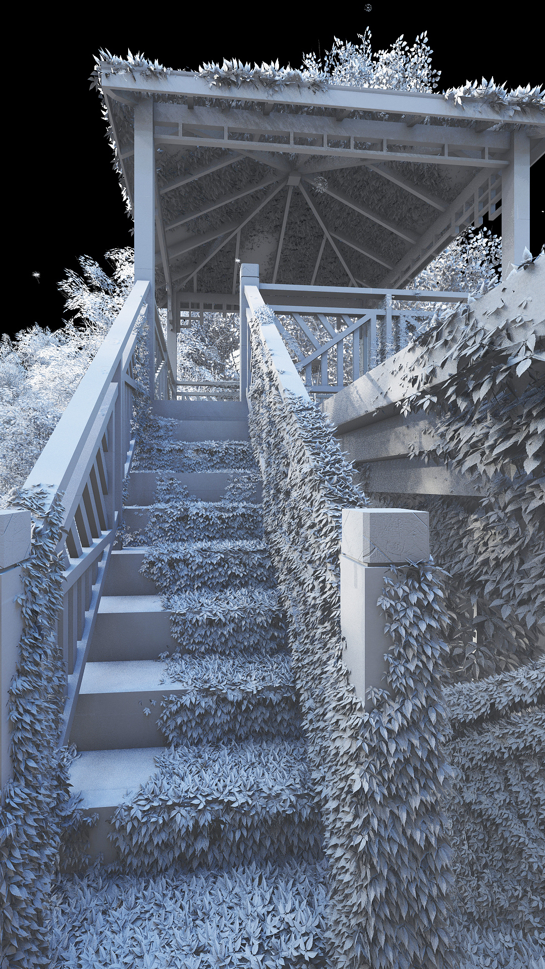 《雨林小屋》（图ZMjQxNDg0MjI4） - 场景 - 站酷设计师侧疯文原创素材 - 站酷ZCOOL