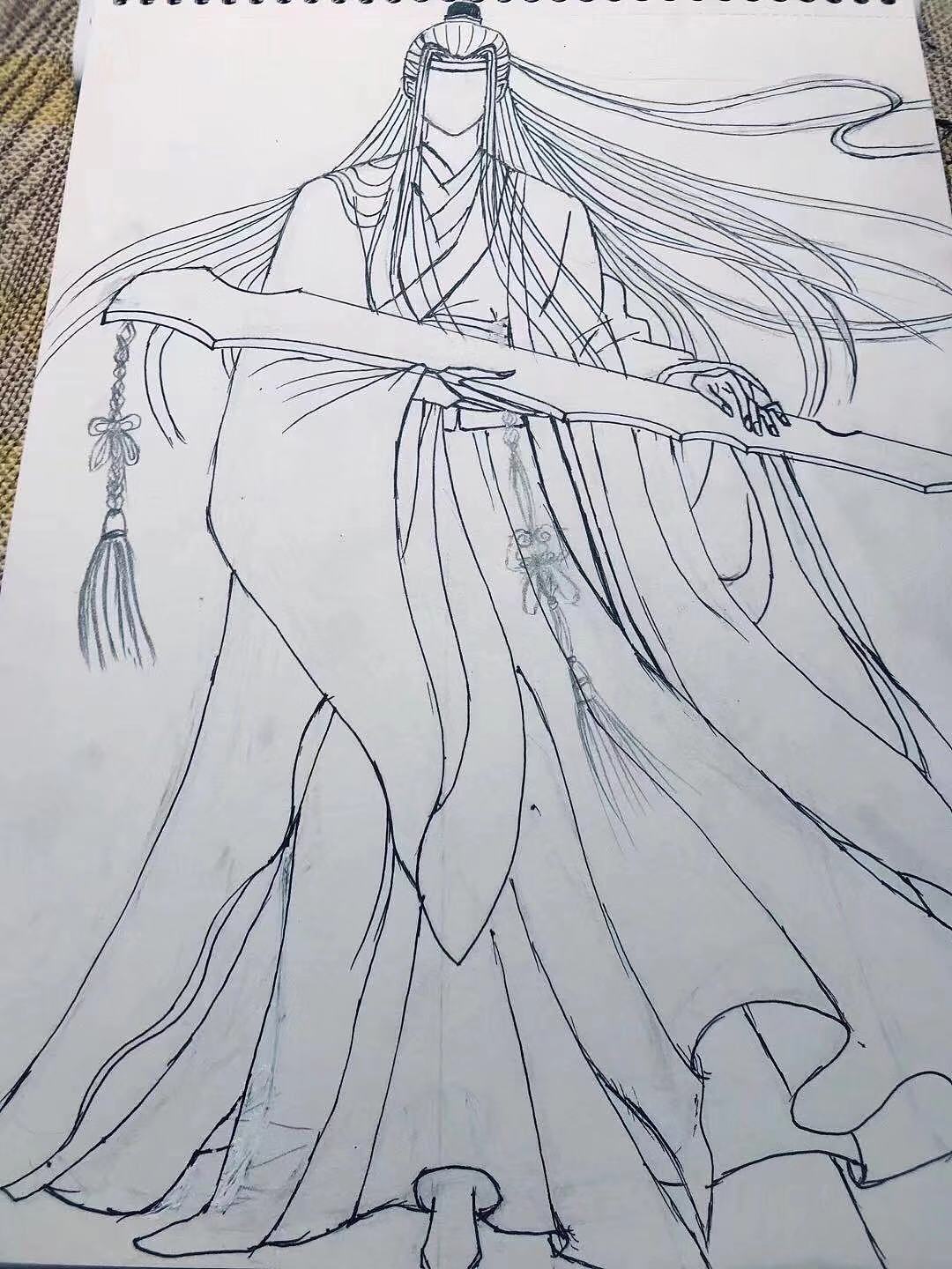 魔道祖师——蓝忘机【蓝湛】|插画|绘本|__max___原创作品-站酷zcool
