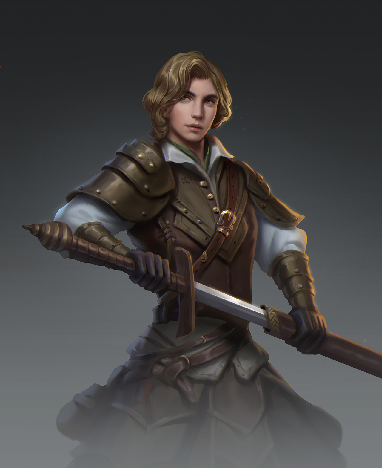 欧美半身|插画|游戏原画|夜夜夜夜1103 - 原创作品 - 站酷 (zcool)