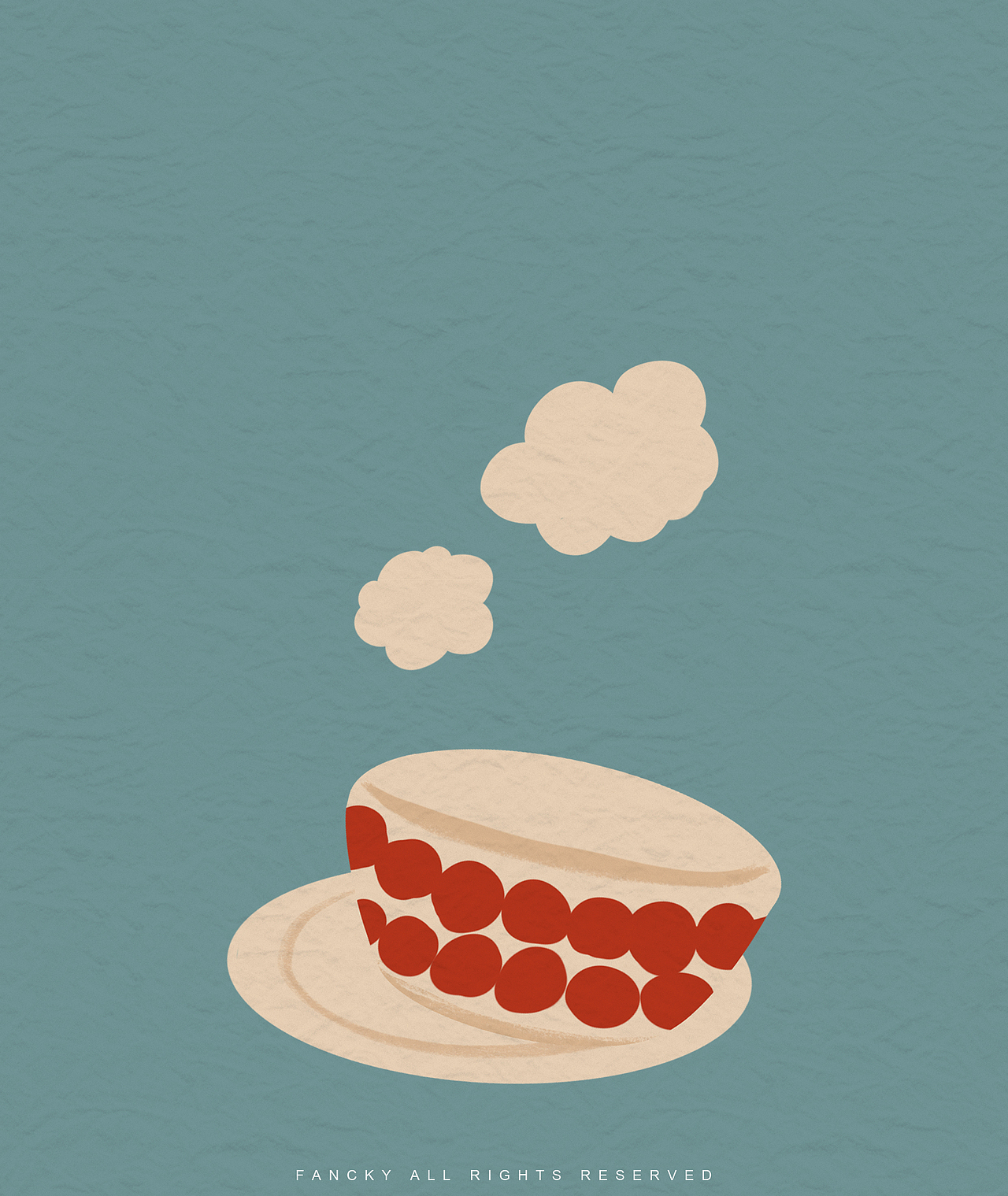 红色系餐具（图ZMjg4OTE3NzU2） - 商业插画 - 站酷设计师梵祁的插画原创素材 - 站酷ZCOOL