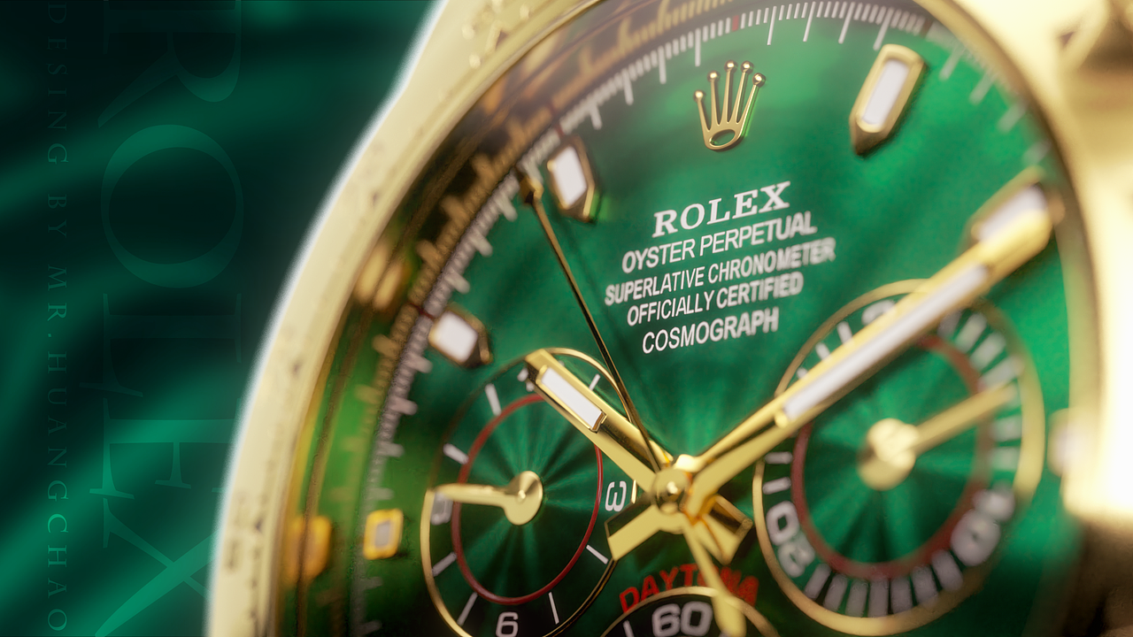 【C4D作品】Rolex | 劳力士手表渲染（图ZMjU3NDQ2OTcy） - 产品 - 站酷设计师叁度计_黄潮原创素材 - 站酷ZCOOL