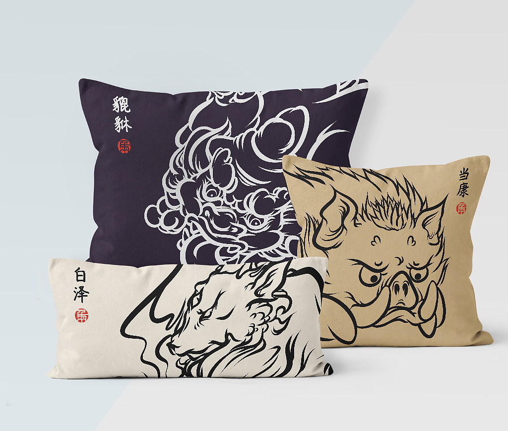 五瑞兽 | 国风原创IP设计