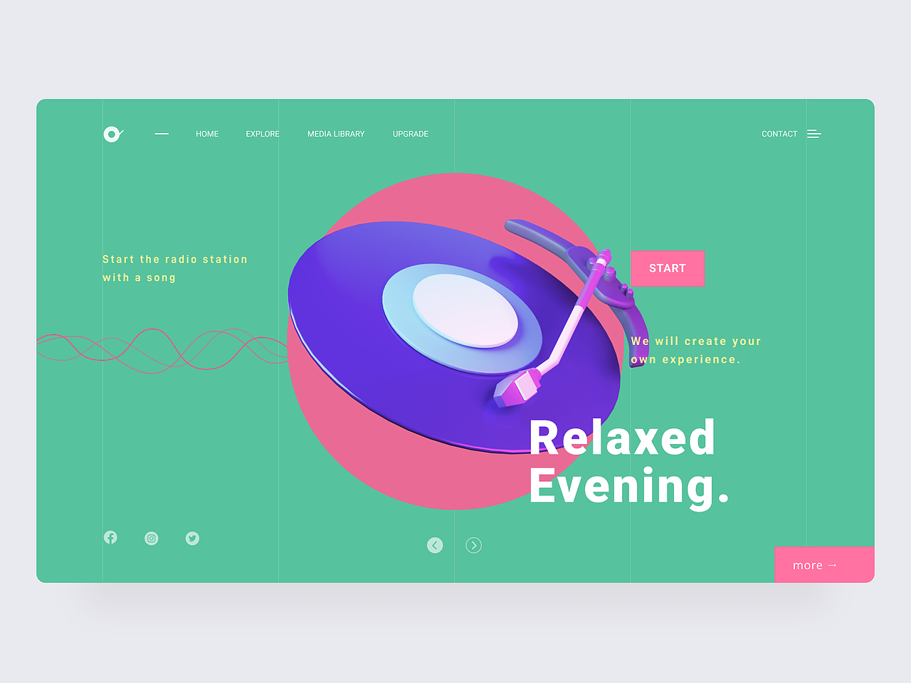 一次网页设计的配色实验