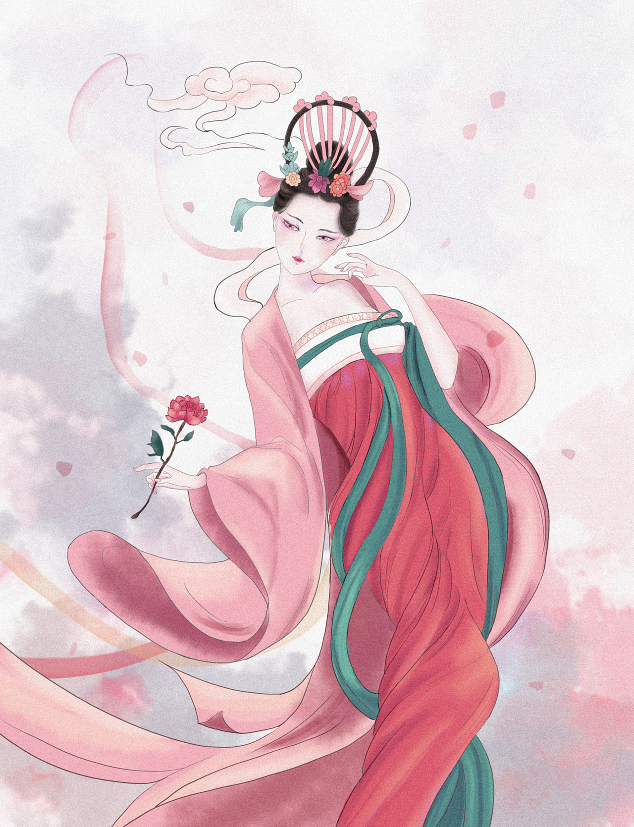 原创古风仕女图