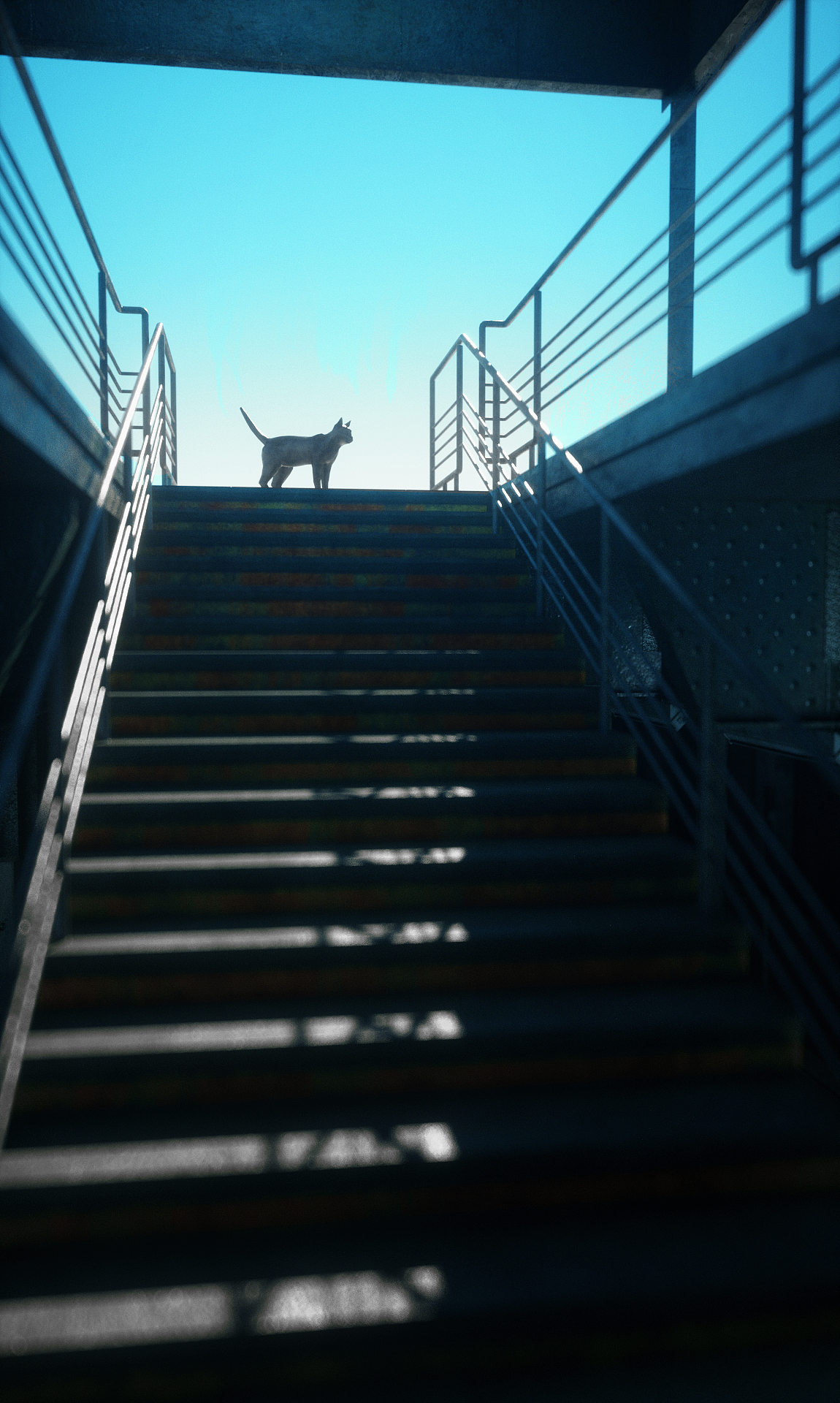 The subway at midnight