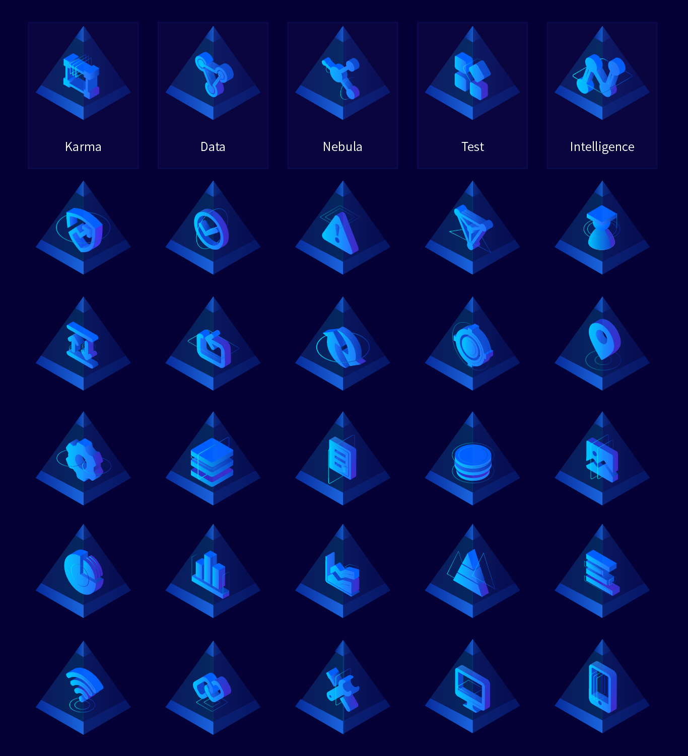 数据类图标icon设计