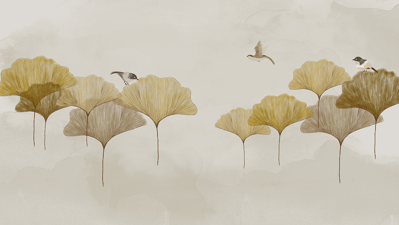 雅致银杏|平面|其他平面|shelly雪_原创作品-站酷zcool