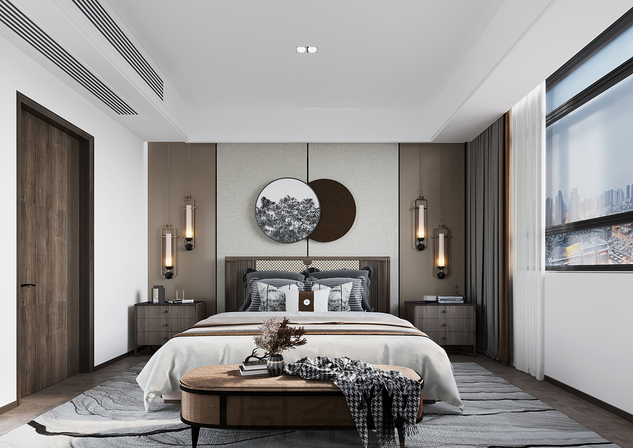 美如山水画的新中式