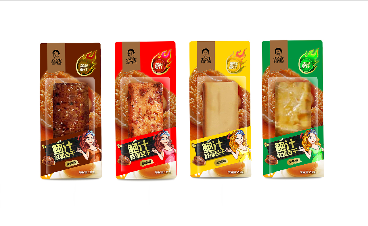 鲍鱼鲜汁豆干包装