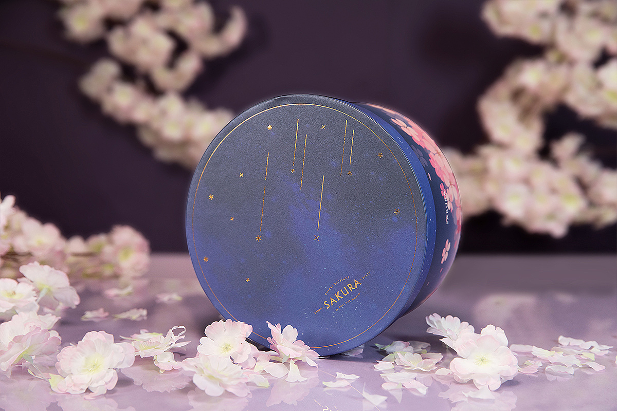 【方森园】浪漫樱花包装设计——《星夜之樱》系列 