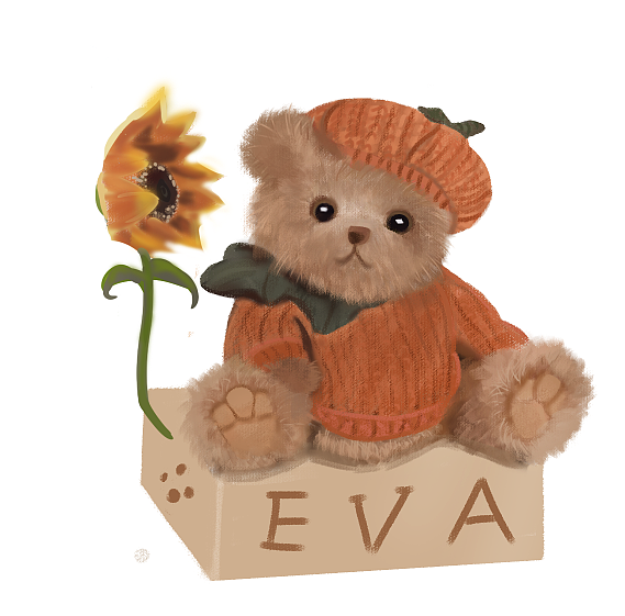 头像生日时起床给自己画的一只小熊熊