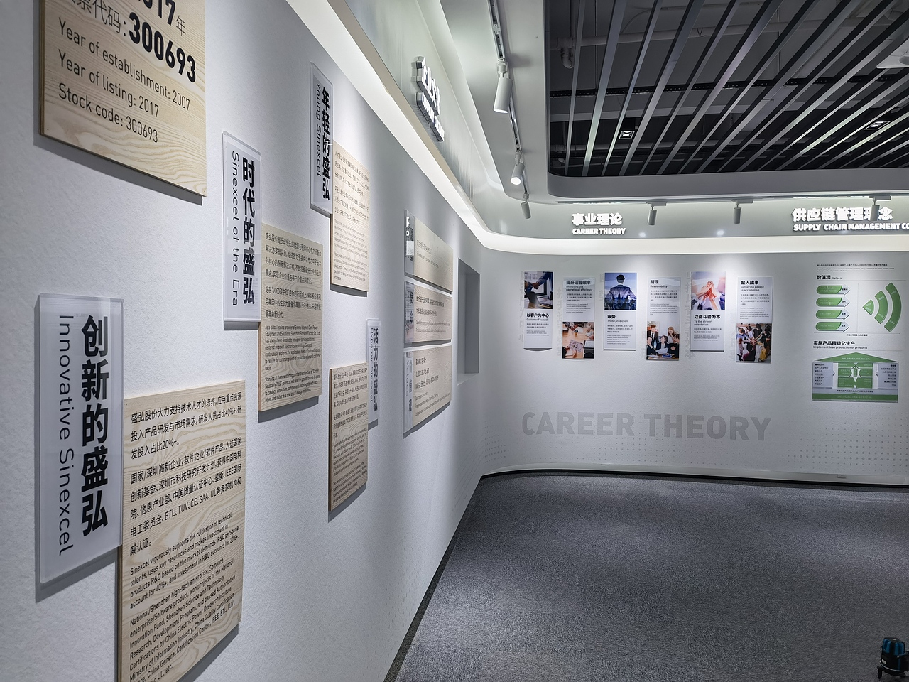 盛弘电气有限公司展厅平面设计