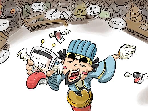 早期插画手稿及模型《英雄峰会》
