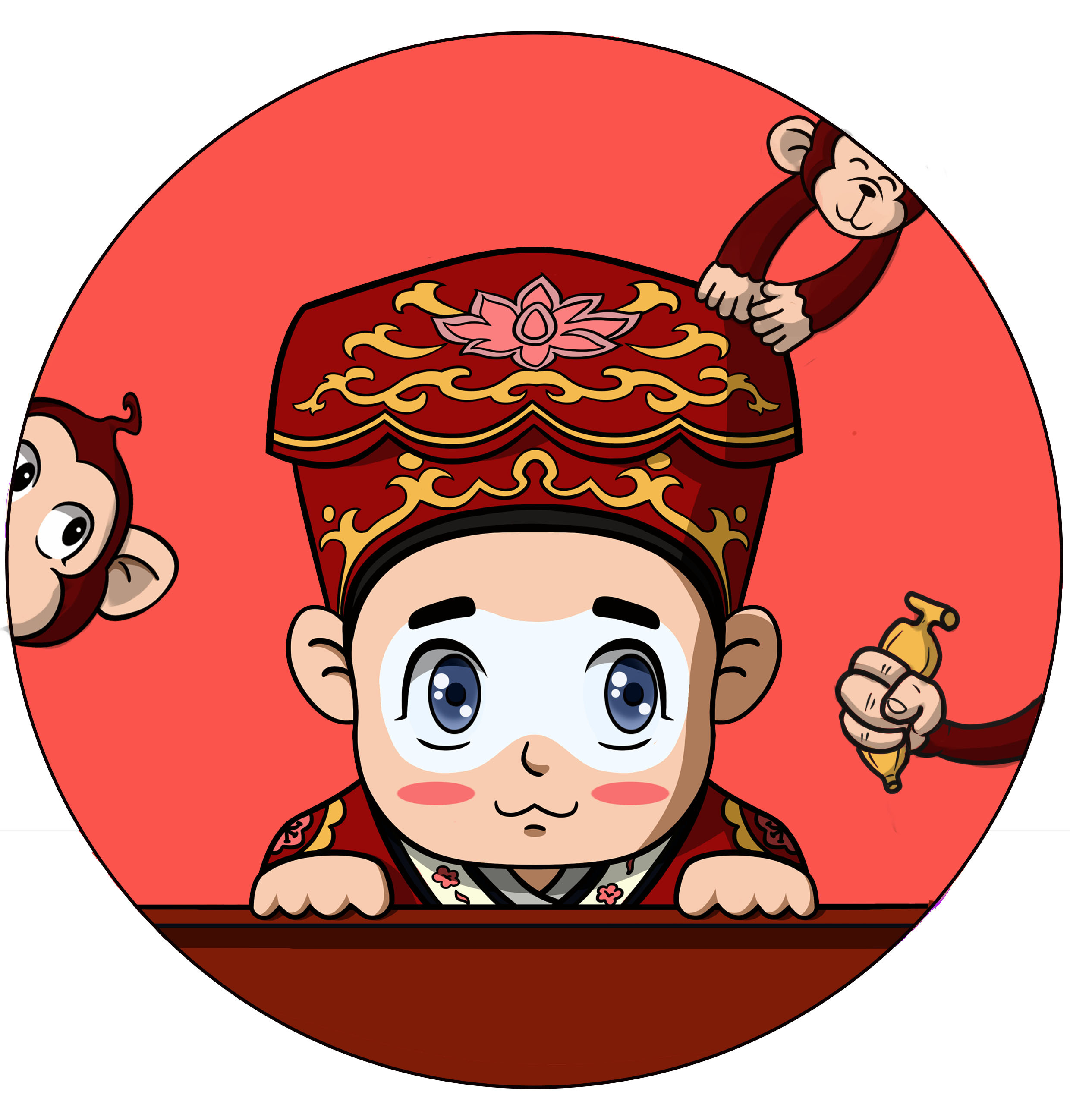 卡通中国传统戏剧人物素材免费下载 - 觅知网