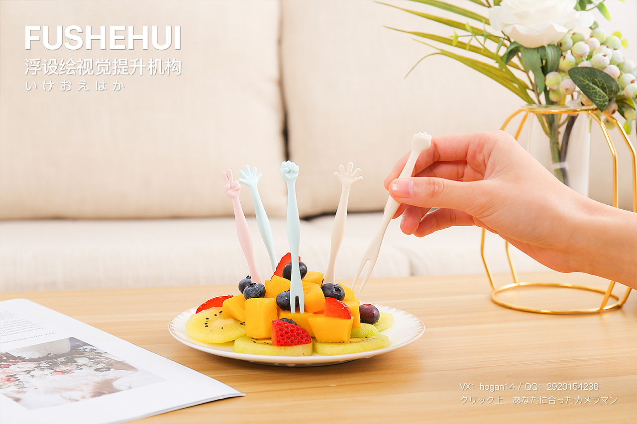 厨房刀叉拍摄摄影