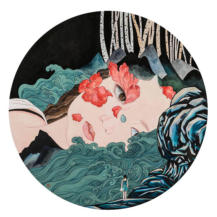 《浮生若梦》工笔重彩 2016年（图ZMTc0NTQwMzQ0） - 绘画 - 站酷设计师代瑞雪原创素材 - 站酷ZCOOL