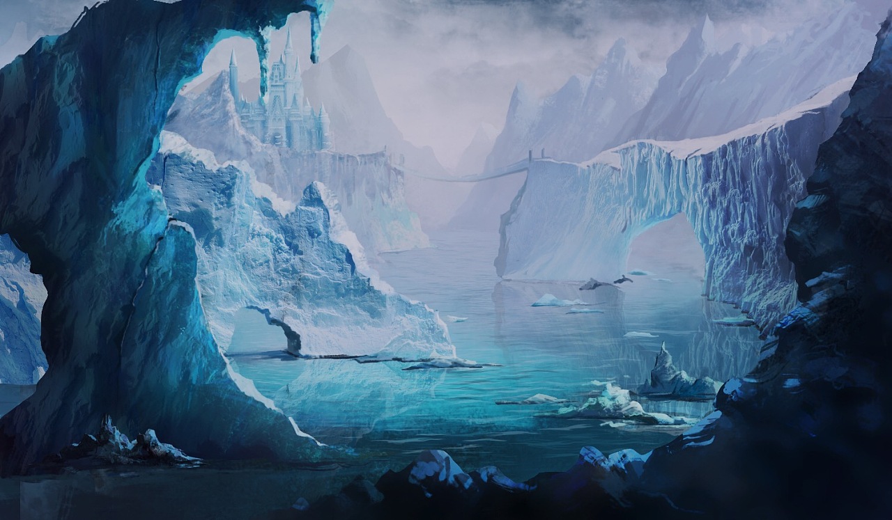 冰山|插画|游戏原画|梵小高1 - 原创作品 - 站酷 (zcool)